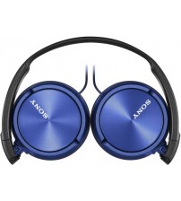 Sony MDR-ZX310APL Wired Headset with Microphone, Blue
